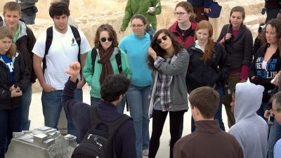 Duke students in Israel